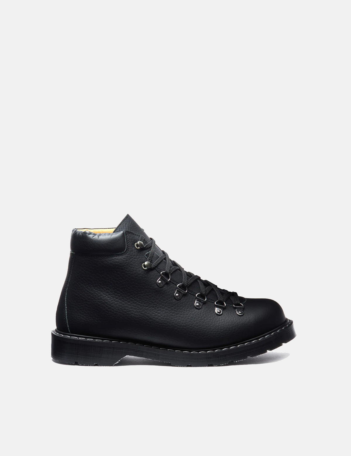 Solovair Urban Hiker Boots (Grain Leather) - Black