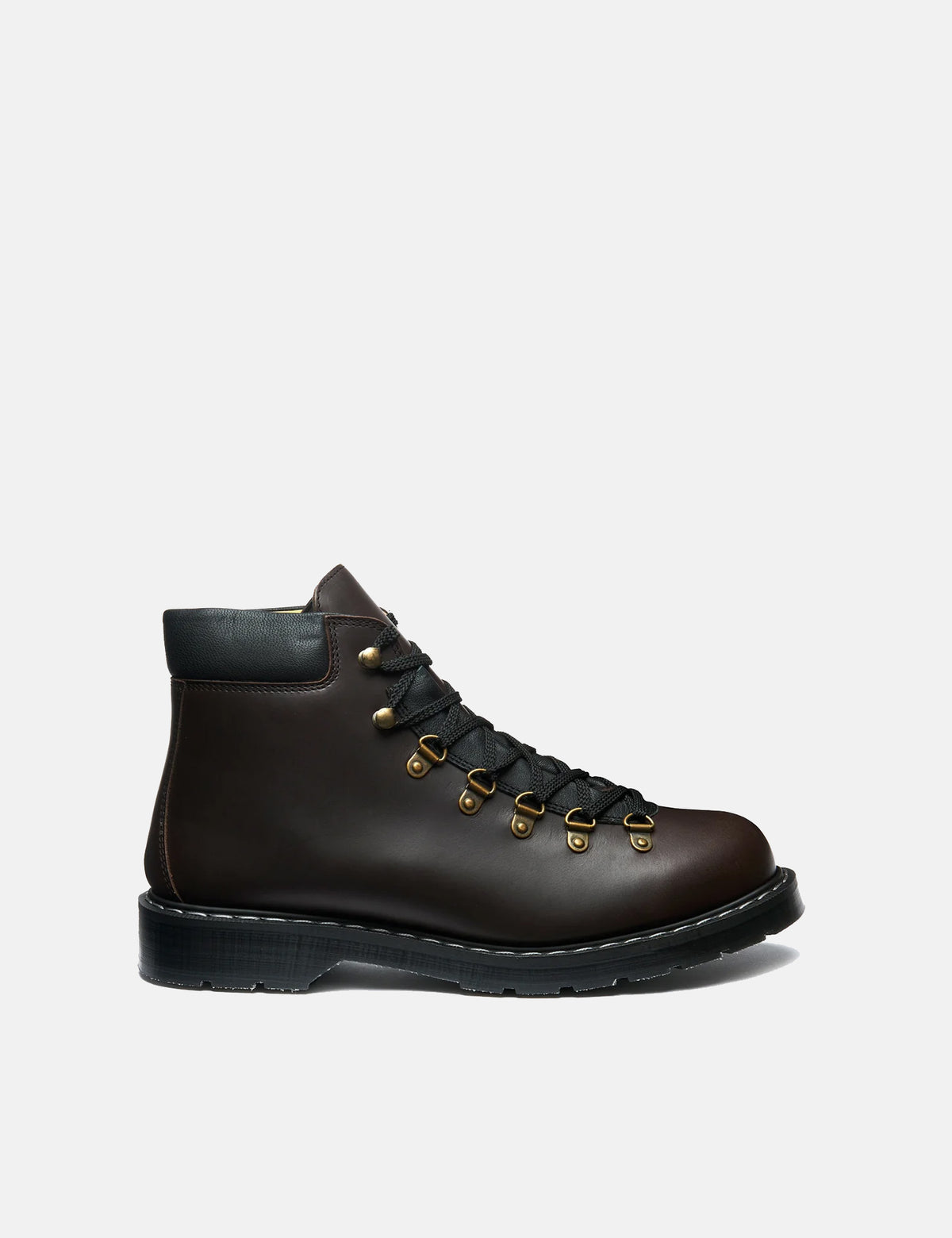 Solovair Urban Hiker Boots - Greasy Brown