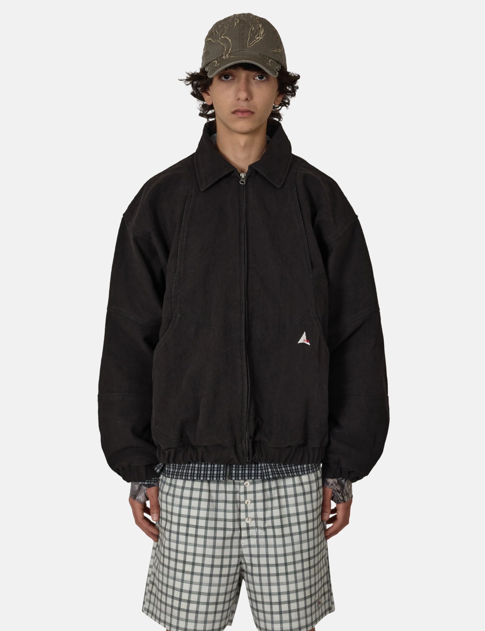 ROA Ash Canvas Jacket - Washed Black — BHODE