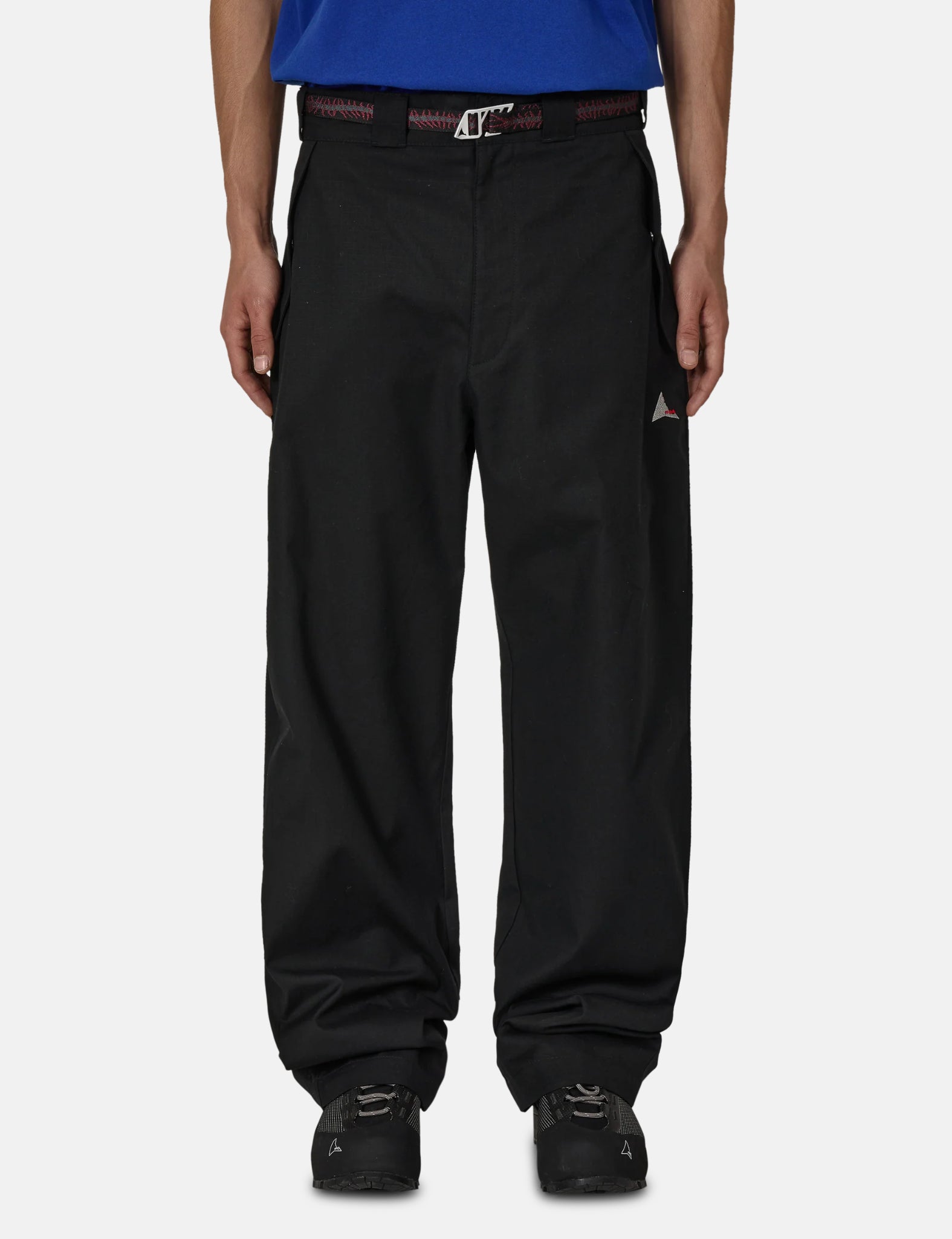 ROA Centipede Buckle Chino Pant - Black — BHODE