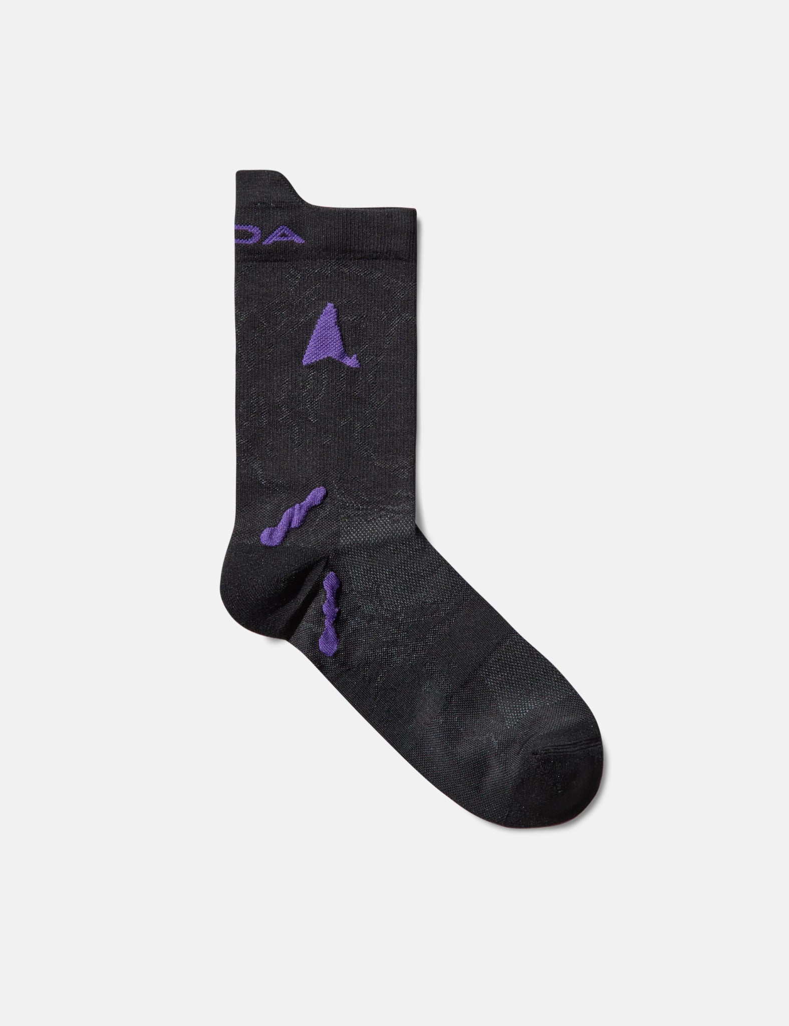 ROA Ryli Q Skin Technical Crew Socks - Black — BHODE