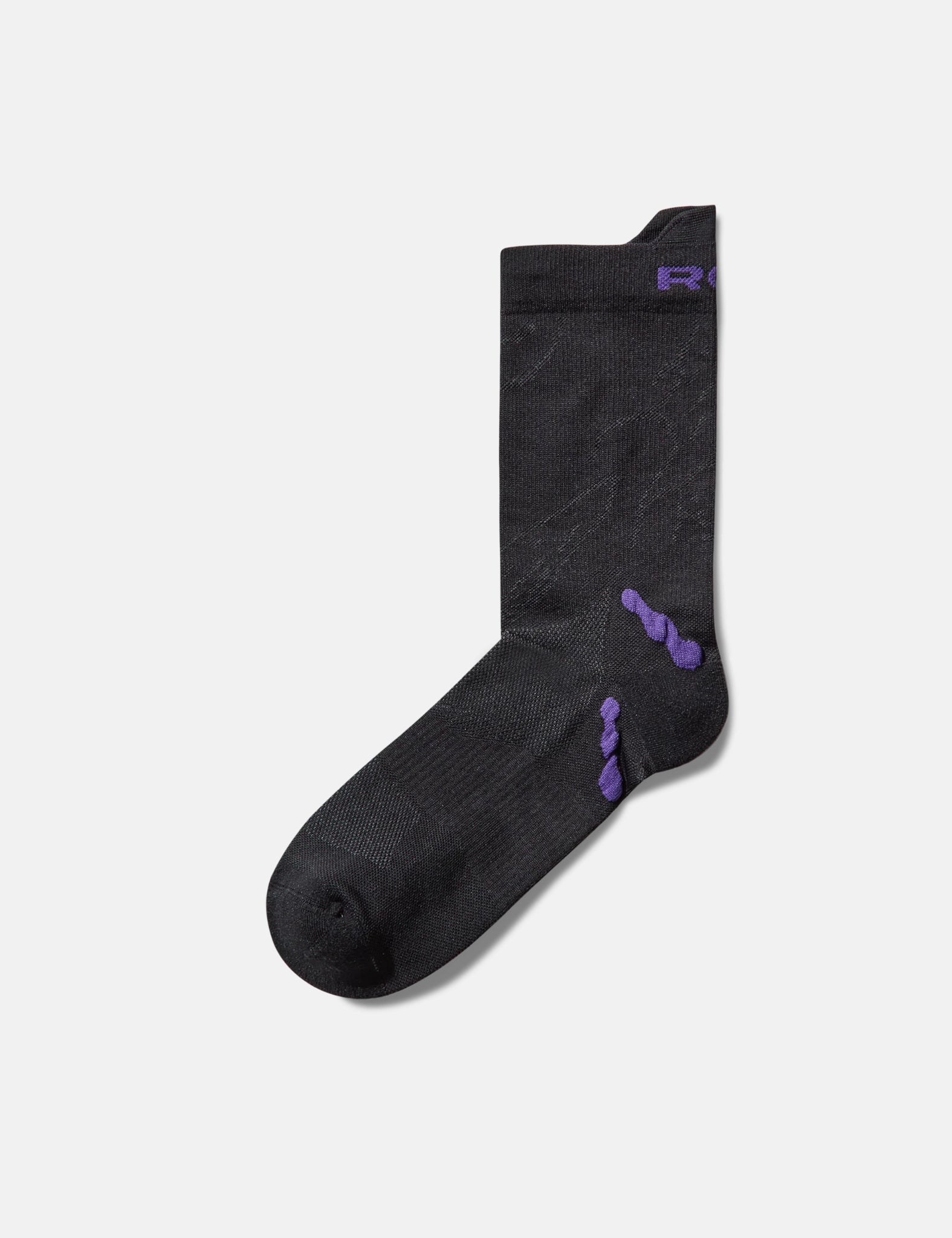 ROA Ryli Q Skin Technical Crew Socks - Black — BHODE