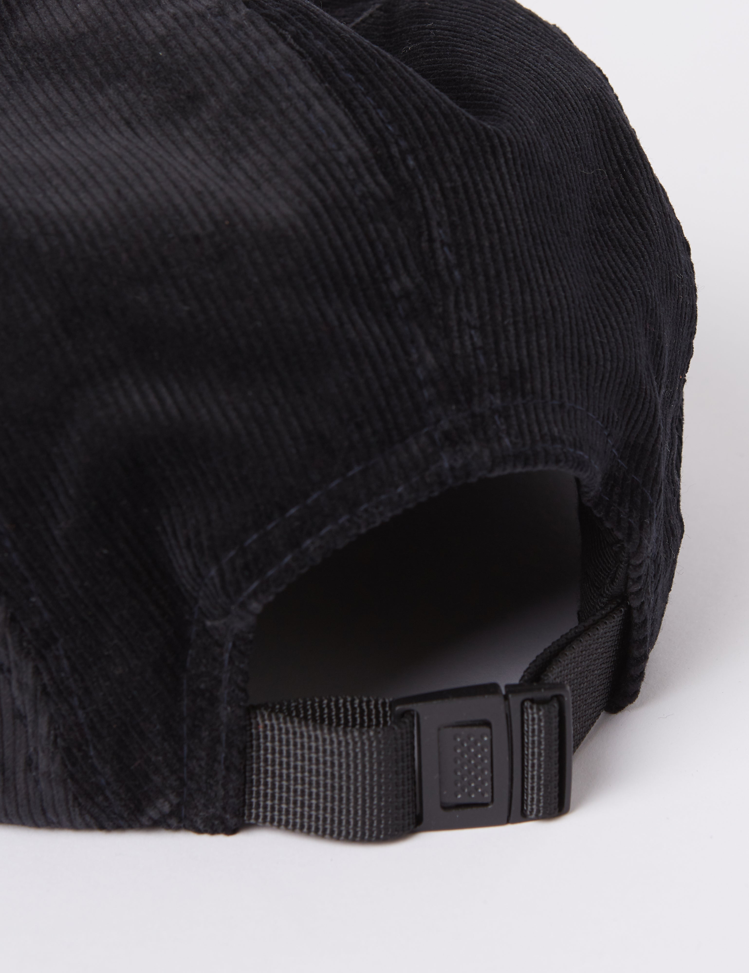 Bhode 5-Panel Cap (Cord) - Black