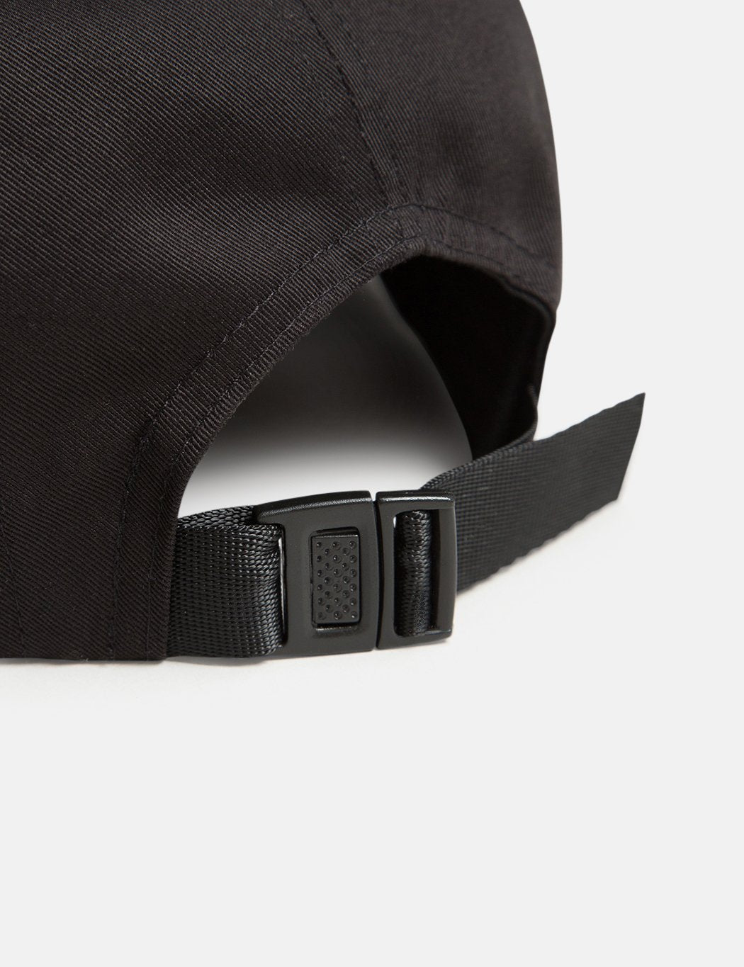 Bhode 5-Panel Cap (Cotton Twill) - Black