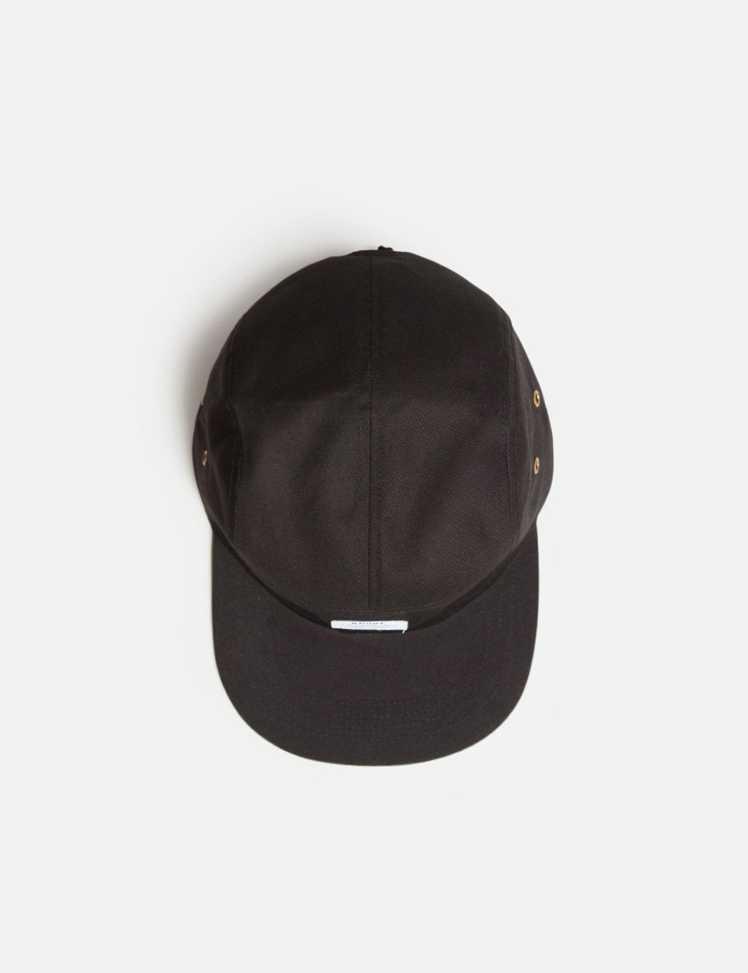 Bhode 5-Panel Cap (Cotton Twill) - Black