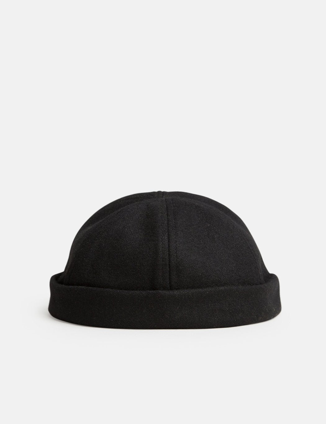 Bhode Dock Worker Hat (Wool) - Black