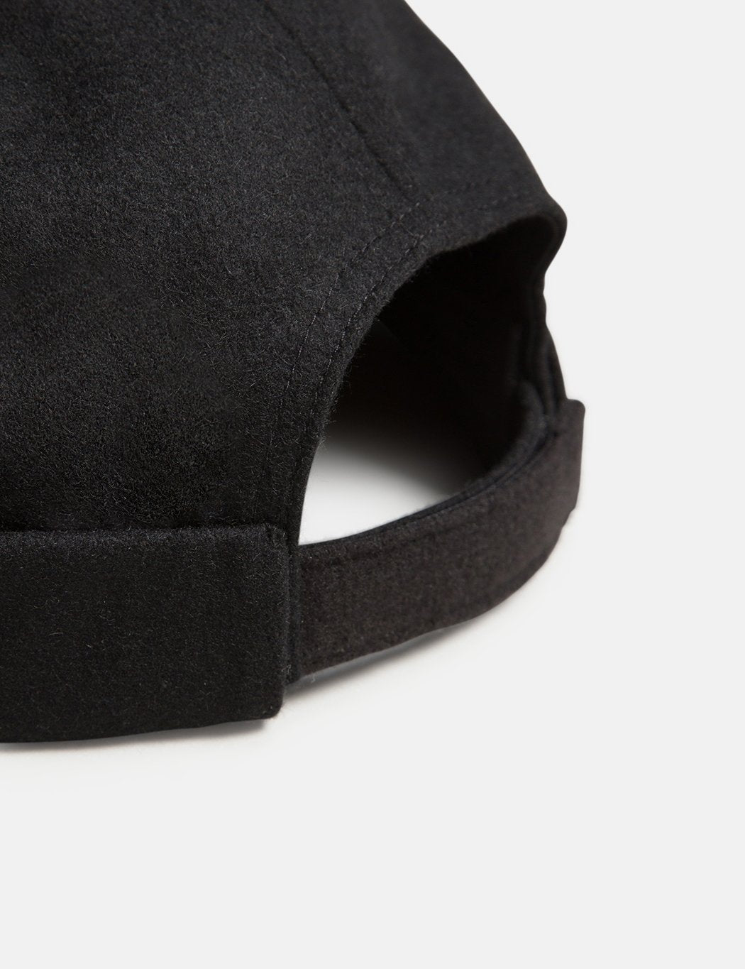 Bhode Dock Worker Hat (Wool) - Black