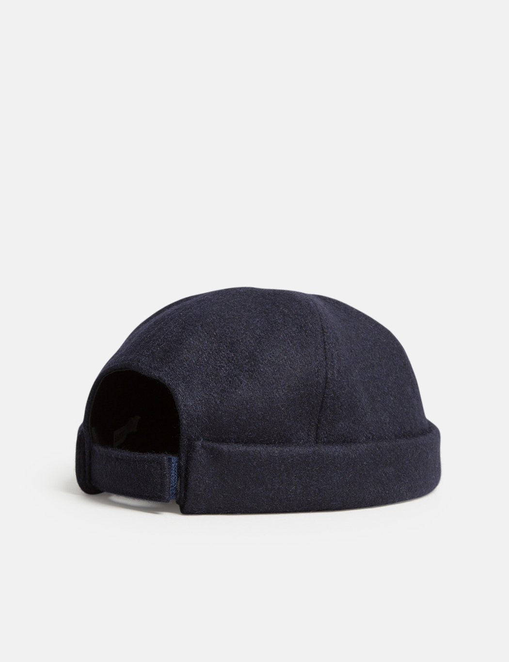 Bhode Dock Worker Hat (Wool) - Midnight Navy