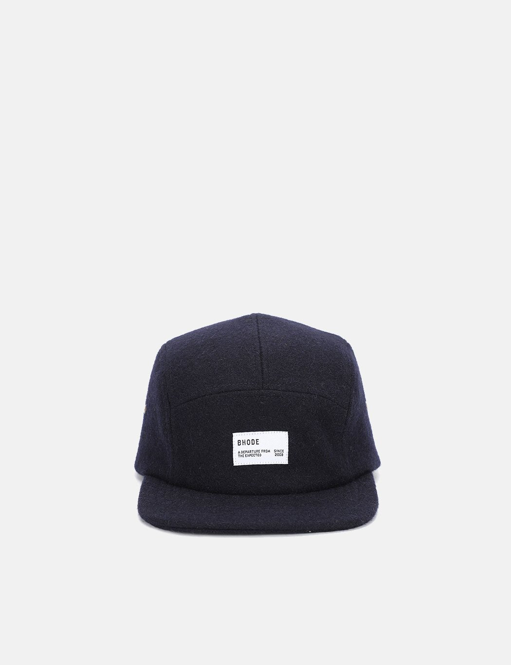 Bhode 5-Panel Cap (Wool) - Navy Blue