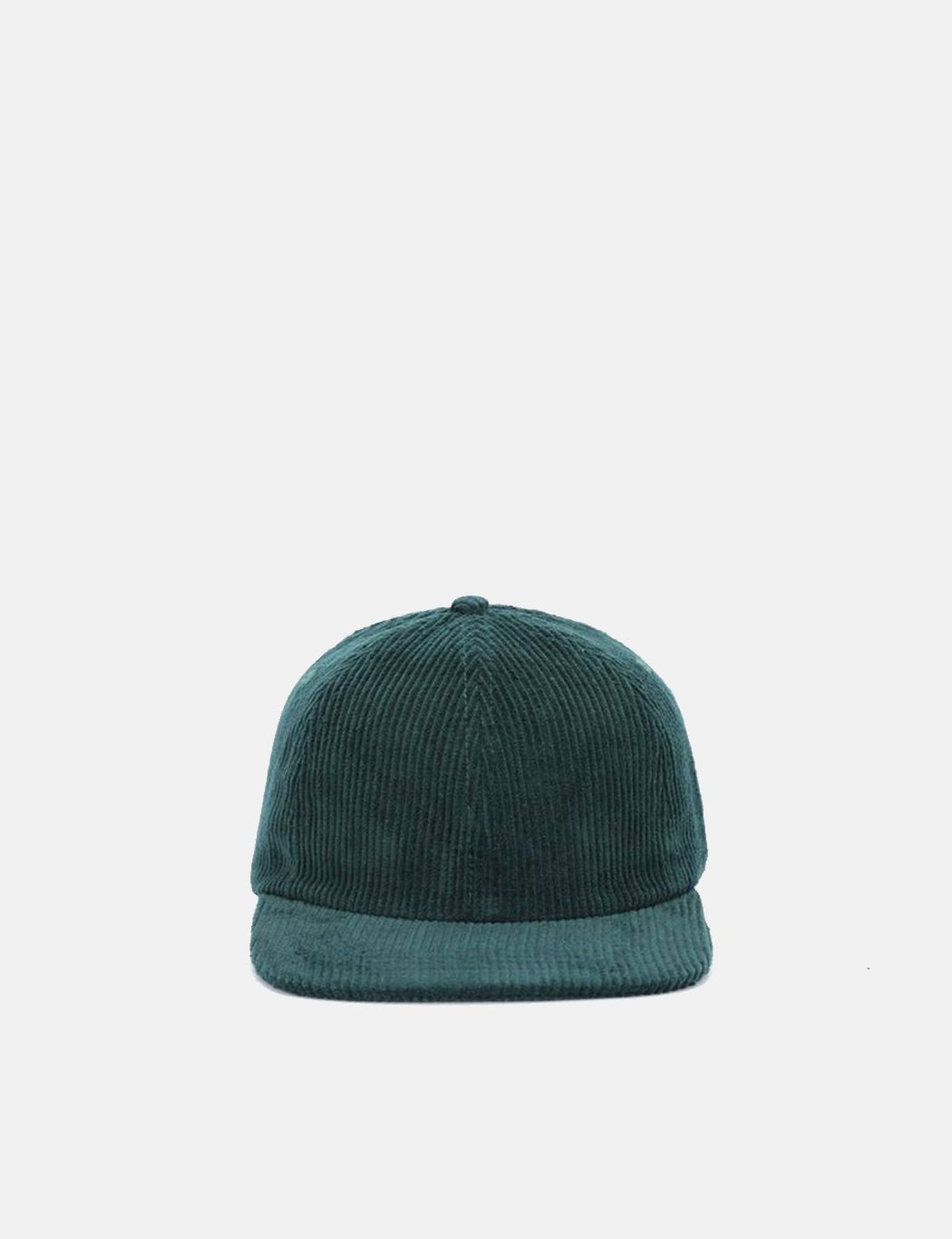 Bhode 6-Panel Cap (Cord)  — Teal Green