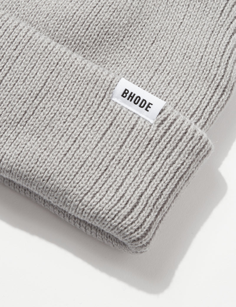 Bhode Everyday Beanie Hat - Cement Grey