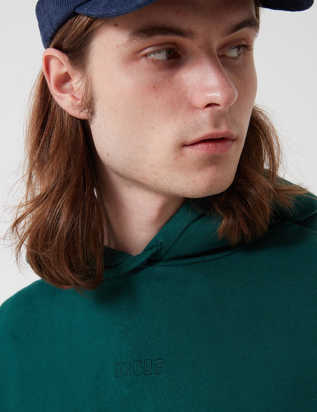 Bhode Oversized Pocket Hoodie - Forest Green (Organic Cotton, 360gms)