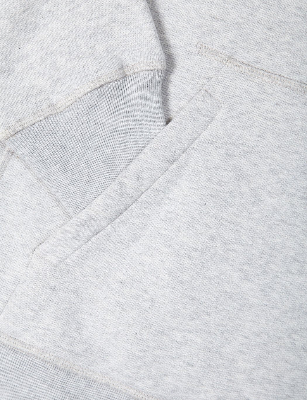 Bhode Oversized Pocket Hoodie - Grey Marl (Organic Cotton, 360gms)