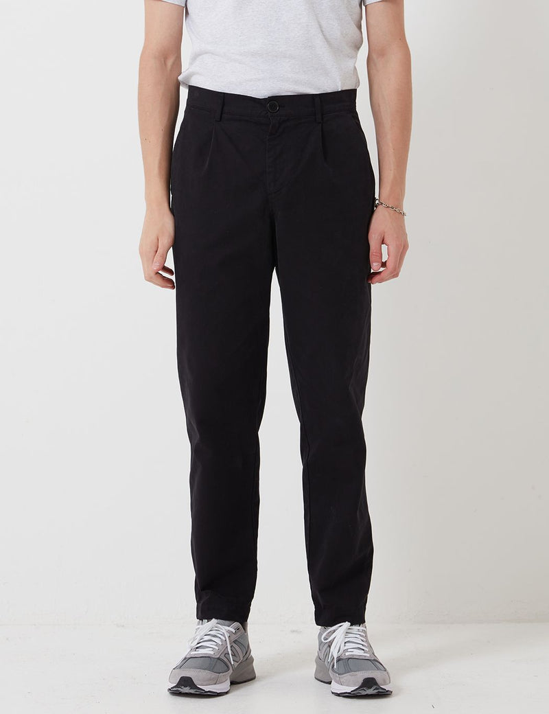 Bhode Everyday Pant (Relaxed, Cropped Leg) - Black