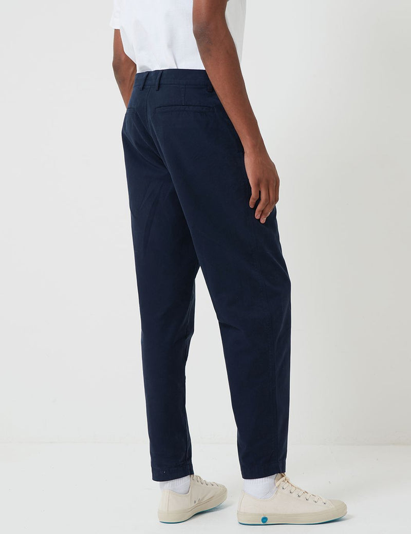 Bhode Everyday Pant (Relaxed, Cropped Leg) - Night Sky Blue