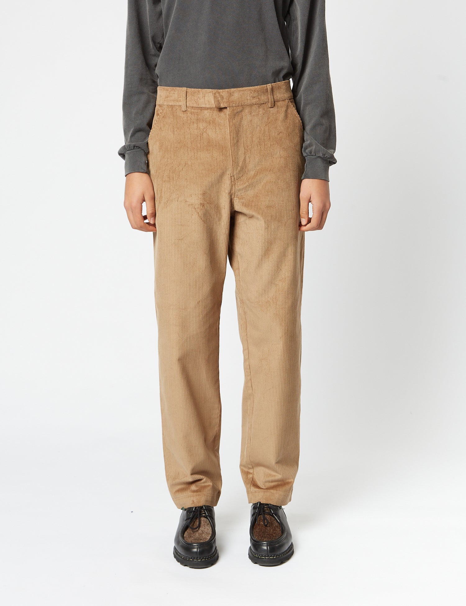 Bhode x Brisbane Cord Pant (Relaxed, Straight) - Fawn Khaki