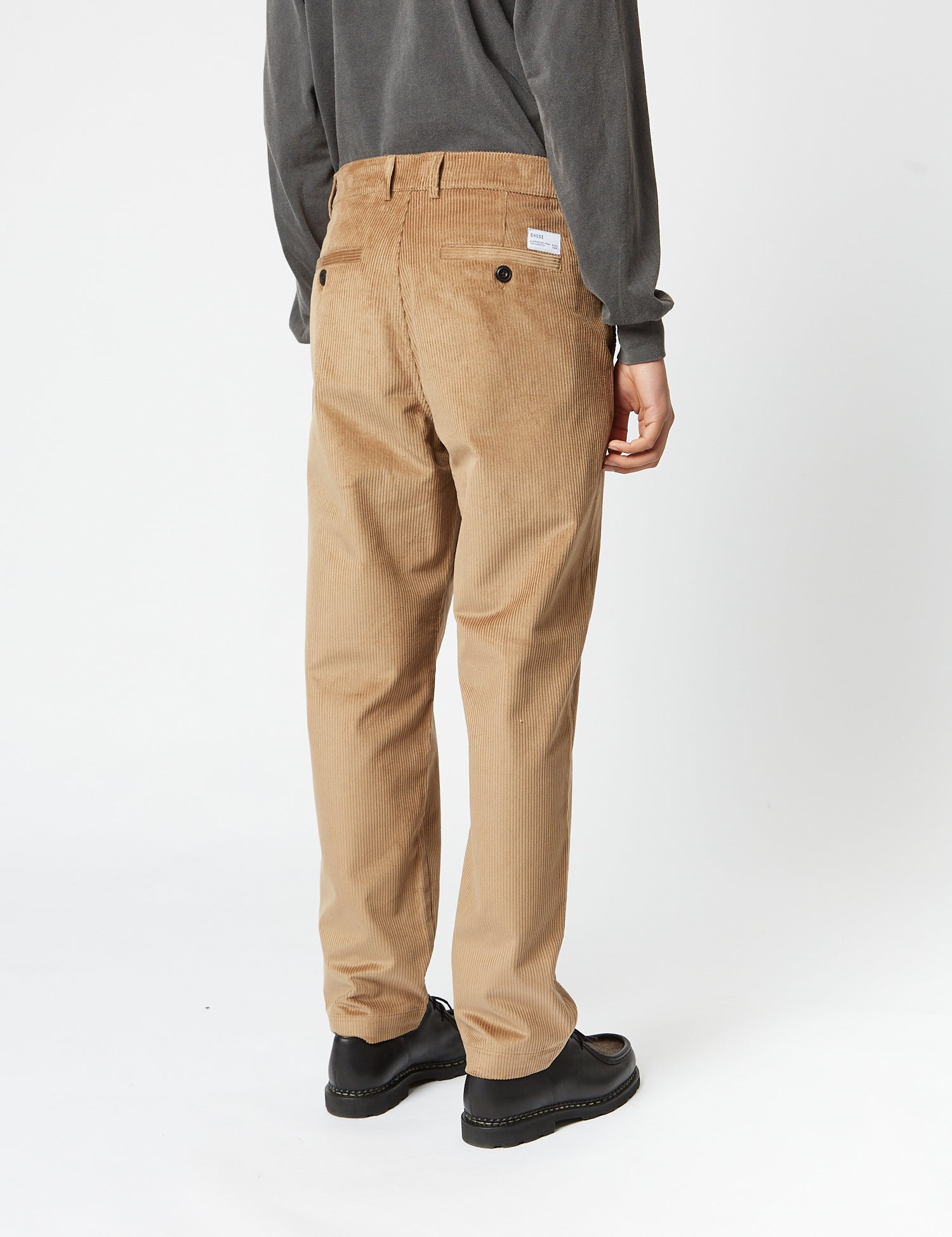 Bhode x Brisbane Cord Pant (Relaxed, Straight) - Fawn Khaki