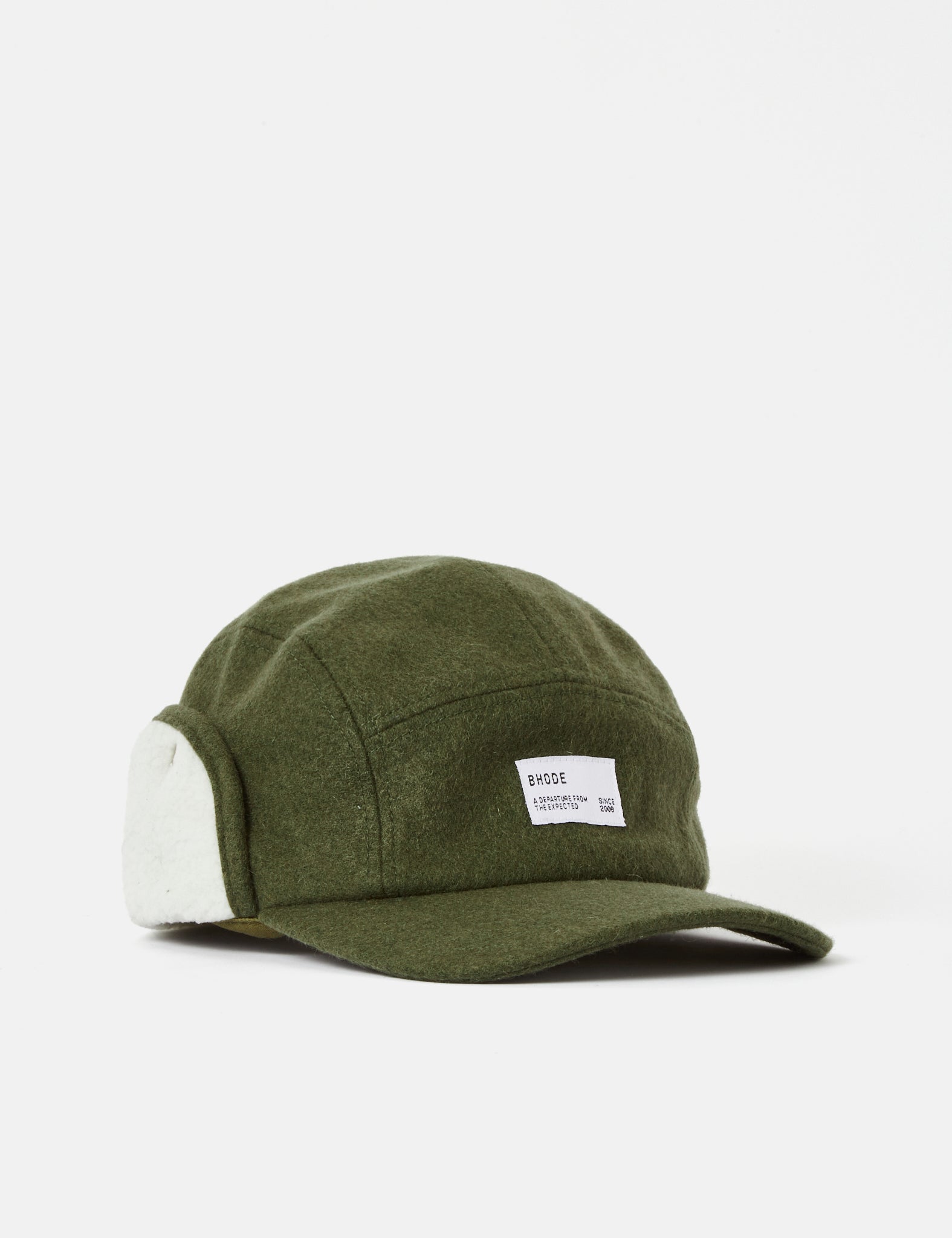 Bhode Sherpa Cap - Olive Green