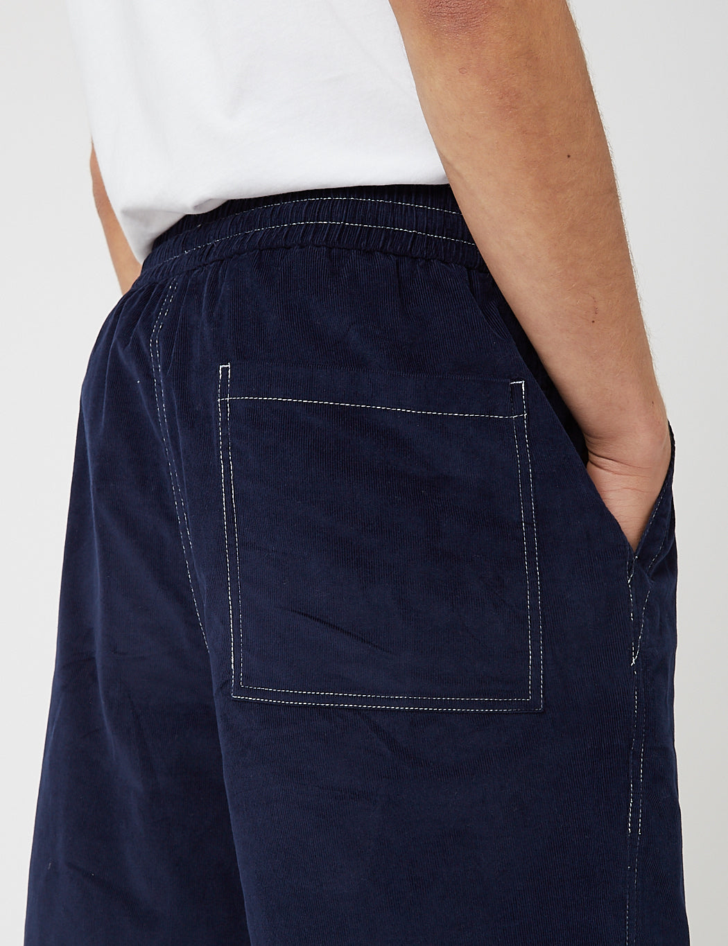 Bhode x Brisbane Moss Shorts (Needle Cord) - Navy Blue