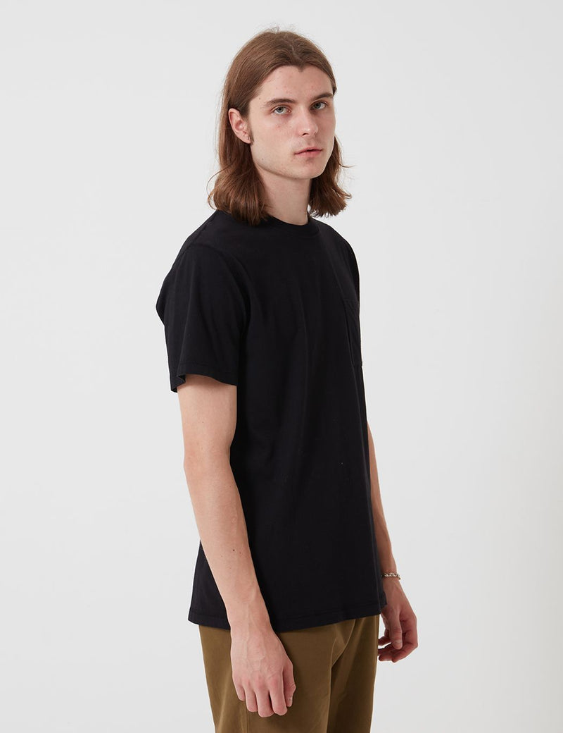Bhode Besuto T-Shirt - Black (Organic Cotton, 165gsm)